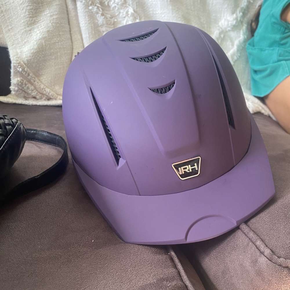 Brand New Purple Equestrian Riding Helmet M/L